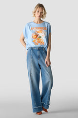 SUMMERY FRONT PRINT T-SHIRT
