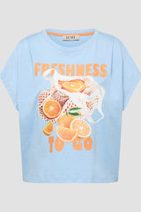 SUMMERY FRONT PRINT T-SHIRT