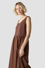 SLEEVELESS FIT FLARE DRESS