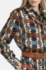 LOCANDA PRINTED SILK SHIRT