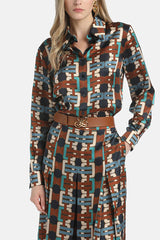 LOCANDA PRINTED SILK SHIRT