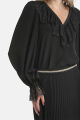 LUMINO BLACK ELEGANT BLOUSE