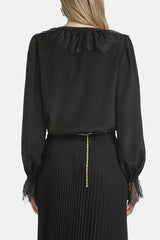 LUMINO BLACK ELEGANT BLOUSE