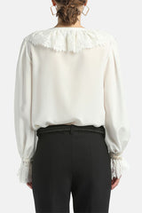 LUMINO WHITE ELEGANT BLOUSE