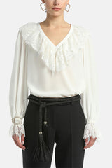LUMINO WHITE ELEGANT BLOUSE