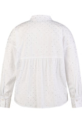 GLITTER STONES WHITE SHIRT