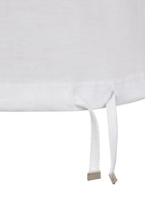 LES NUANCES BLEU DRAWSTRING T-SHIRT