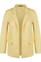 YELLOW LOOSE BLAZER