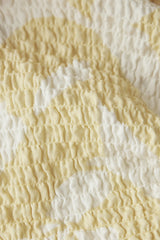 YELLOW PRINTED TROUSERS