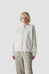PATTERNED BLOUSON JACKET