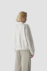 PATTERNED BLOUSON JACKET