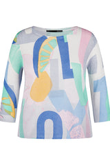 COLORFUL PRINTED SWEATER