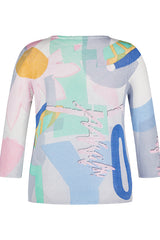 COLORFUL PRINTED SWEATER