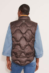 MACARON SHORT SLEEVELESS DOWN JACKET
