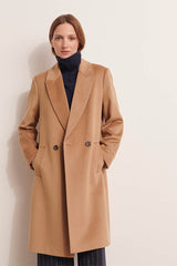 MAJESTUEUX LONG DOUBLE-BREASTED COAT