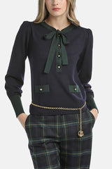 MALUMA BLUE BON TON PULLOVER