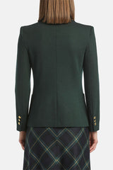 MALVEZZA GREEN WOOL BLAZER