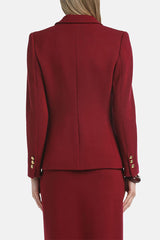 MALVEZZA RED WOOL BLAZER