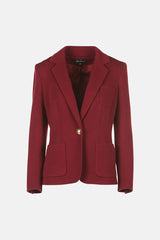 MALVEZZA RED WOOL BLAZER