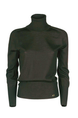 MANOS E GREEN WOOL TURTLENECK
