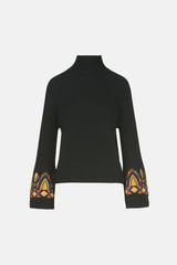 MARFISA EMBROIDERED PULLOVER