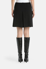 MARSICA BLACK KNIT MINISKIRT