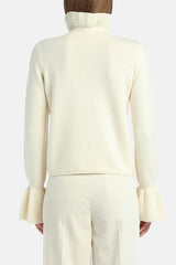 MEDIANTE RUFFLED PULLOVER