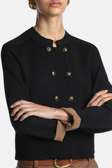 MELTINA SHORT TEXTURED WOOL JACKET