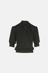 MIMO BLACK BOW SWEATER