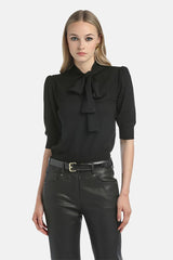 MIMO BLACK BOW SWEATER