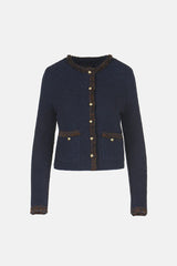 MINESTRA BLUE ELEGANT CARDIGAN