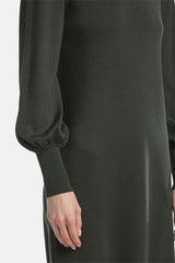 MODUNO GREEN WOOL MINIDRESS