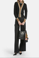 MONOPOSTO EMBROIDERED CARDIGAN