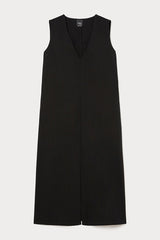 MORA BLACK SLEEVELESS LONG TENCEL DRESS