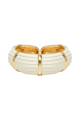 HYACINTH ECRU LACQUER CUFF