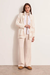 NAOMIA-B JACQUARD KNIT COAT