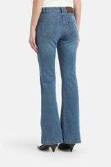 OLENO LIGHT-WASH FLARED JEANS