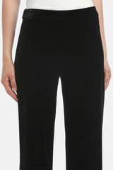 ORFANO A BLACK VELVET TROUSERS