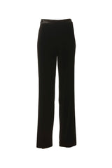 ORFANO A BLACK VELVET TROUSERS