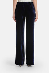 ORFANO A BLUE VELVET TROUSERS