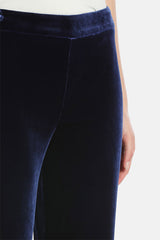 ORFANO A BLUE VELVET TROUSERS