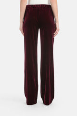 ORFANO A PURPLE VELVET TROUSERS