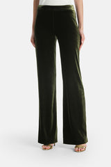 ORFANO A GREEN VELVET TROUSERS