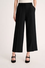 OSTE A BLACK WIDE LEG TROUSERS