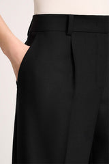 OSTE A BLACK WIDE LEG TROUSERS