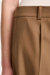 OSTE A BEIGE WIDE LEG TROUSERS