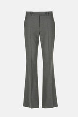 OTTONATO GREY CLASSIC WOOL TROUSERS