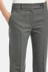 OTTONATO GREY CLASSIC WOOL TROUSERS