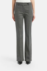 OTTONATO GREY CLASSIC WOOL TROUSERS