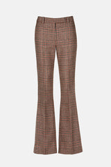 OTUS FLARED HOUNDSTOOTH TROUSERS